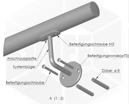 Technische Zeichnung Ausschnitt