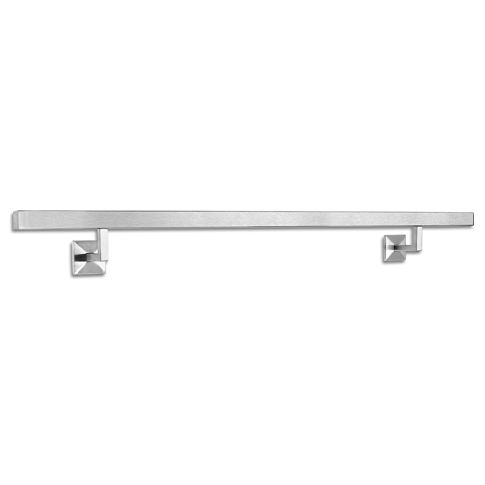 INOXLM Handlauf Aus Edelstahl AISI 304 – Satiniert, 40x40 Mm, Made In Italy, 2700 Mm Länge Für Innen & Außen