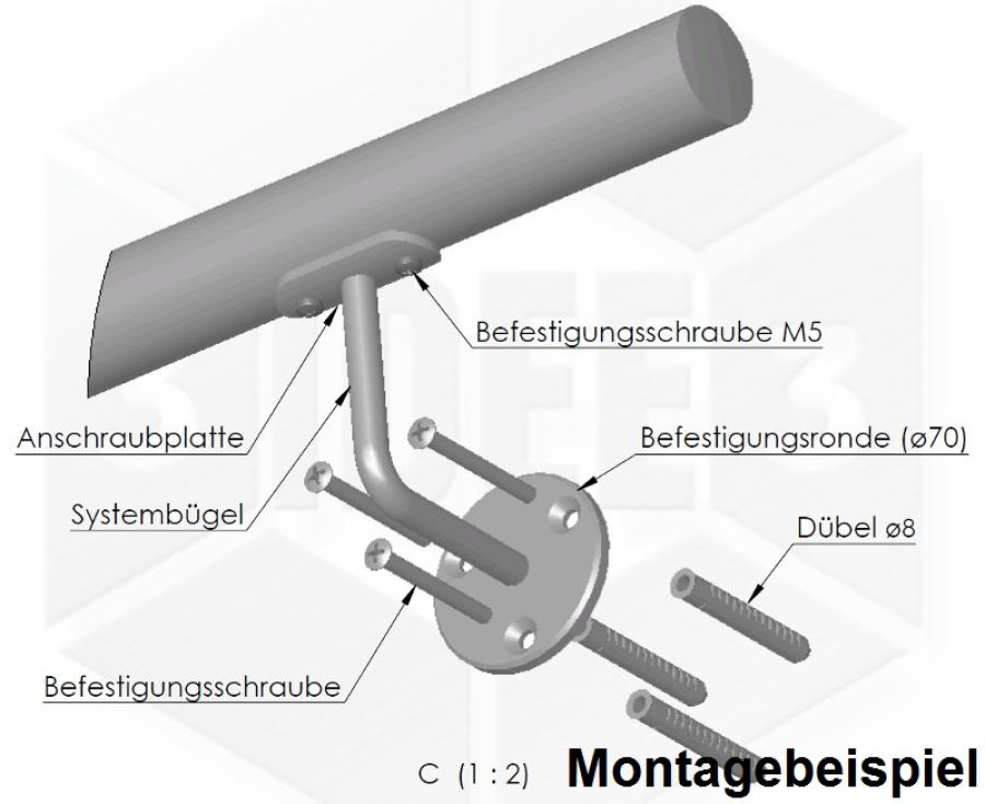 Technische Zeichnung Ausschnitt