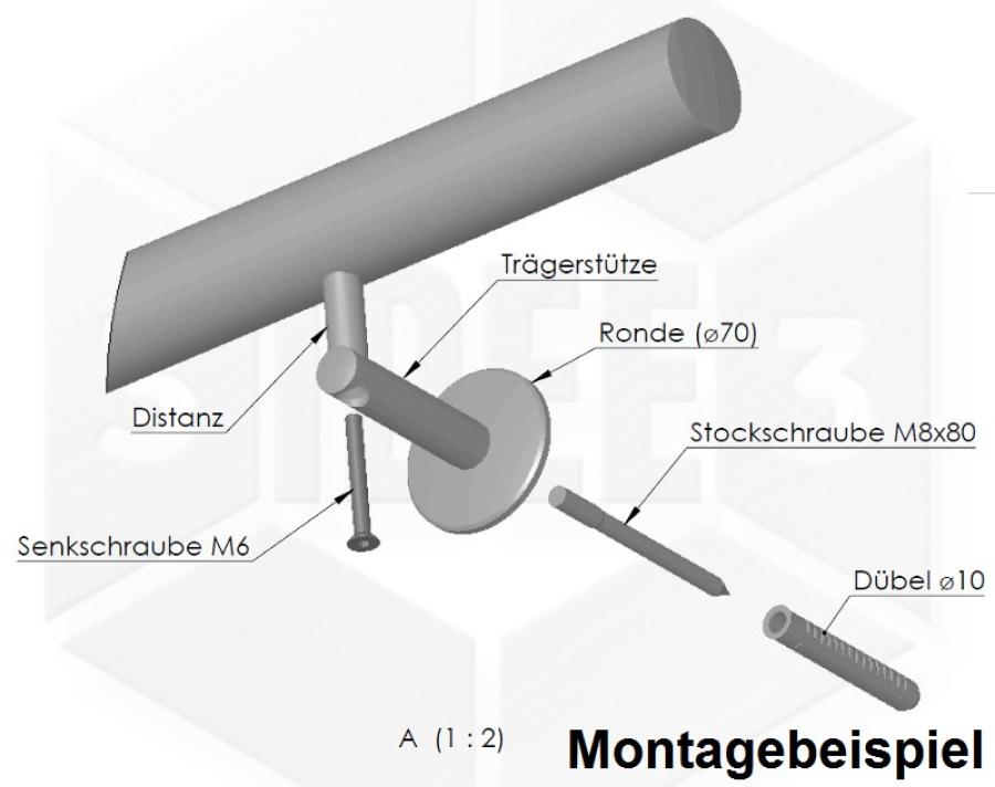 Technische Zeichnung Ausschnitt