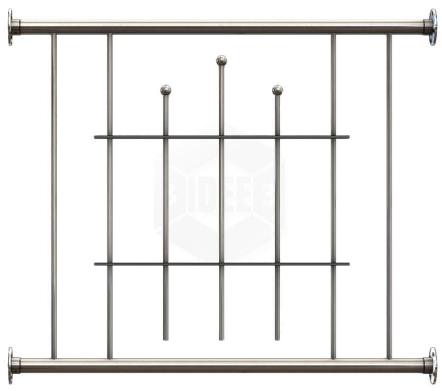 Fenstergitter Royal Innenlaibungsmontage